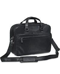 Mancini Buffalo Collection Expandable Double Compartment Laptop/ Tablet Briefcase