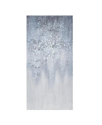 Madison Park Winter Glaze Heavy Textured Canvas with Glitter Embellishment 2-Pc Set