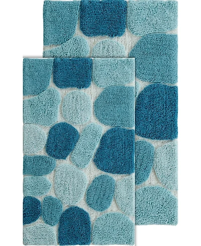 Chesapeake Pebbles 2 Piece Bath Rug Set