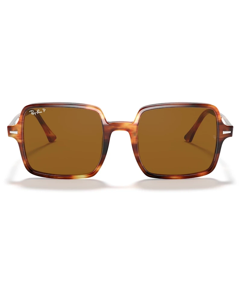 Ray-Ban Square Ii Polarized Sunglasses, RB1973 53