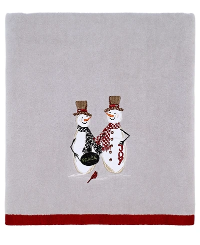 Avanti Country Friends Holiday Cotton Bath Towel, 27" x 50"