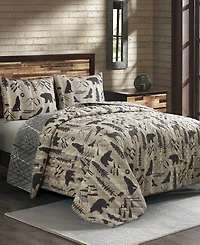 American Heritage Textiles Wildlife Friends 3 Pc. Quilt Set, King