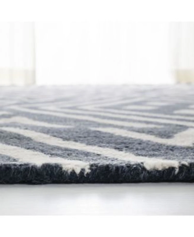 Lauren Ralph Lauren Imani Geometric Lrl6609n Slate Area Rug Collection