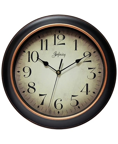 Infinity Instruments Round Wall Clock