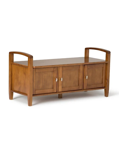 Warm Shaker Storage Bench
