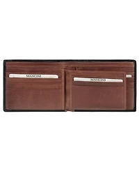 Mancini Casablanca Collection Men's Rfid Secure Center Billfold with Removable Left Wing Passcase