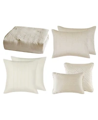 5th Avenue Lux Noelle 7-Piece Comforter Set, Queen