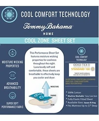 Tommy Bahama Home Cool Zone Solid Sheet Sets
