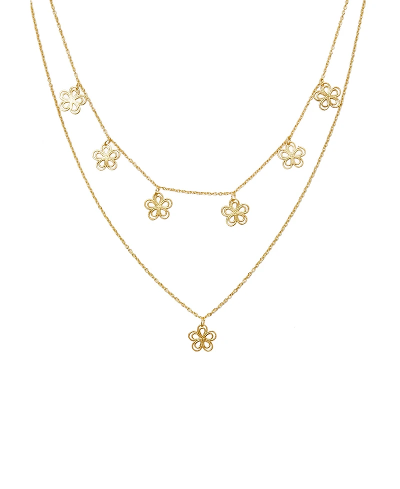 Amorcito Flower Child Layered Necklace