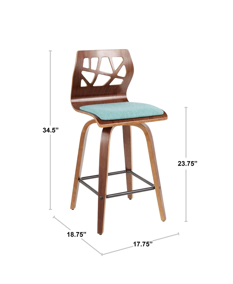 Folia Counter Stool, Set of 2