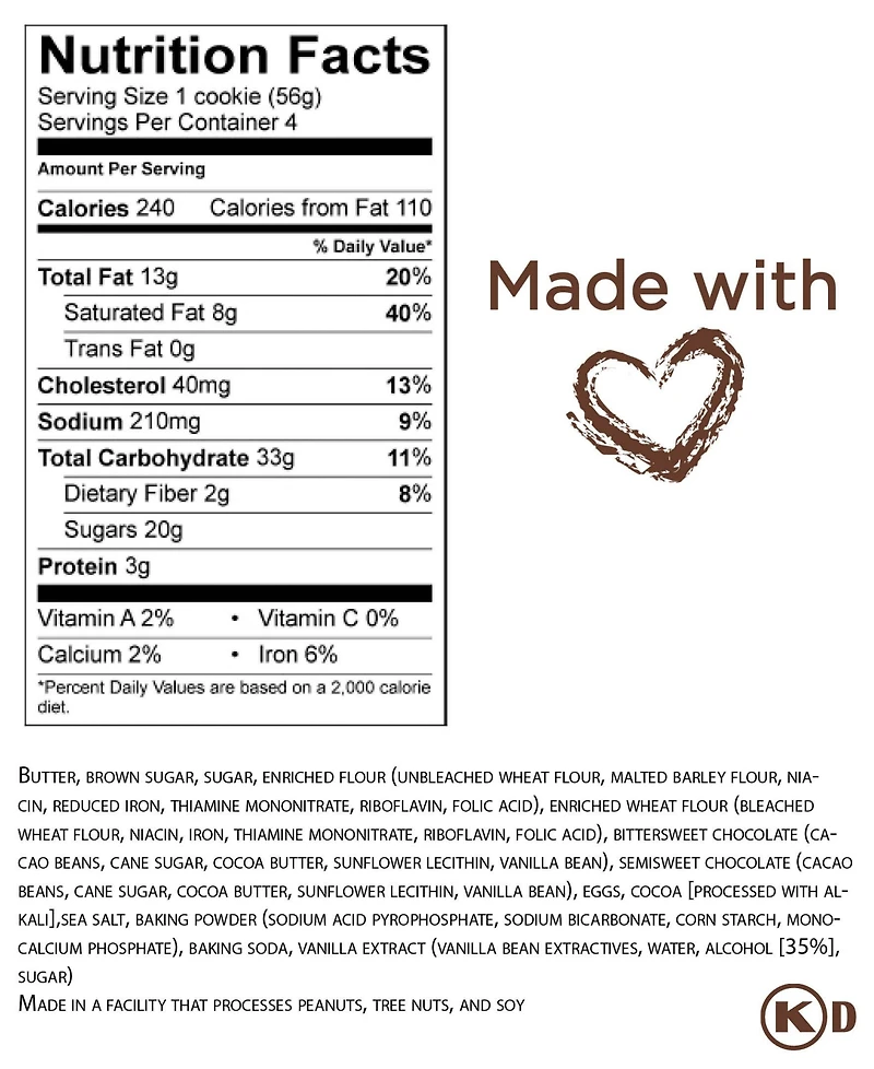 Salt of the Earth Bakery The Chocoholic Cookie