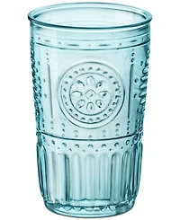 Bormioli Rocco Light Blue Romantic Water Glasses, Set of 4