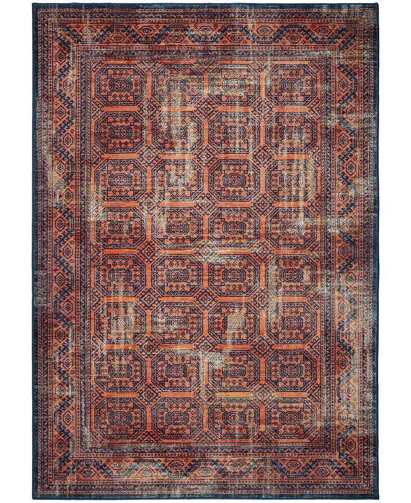 Closeout! Orian Alexandria Northern Mashad Thatch Red 5'1" x 7'6" Area Rug