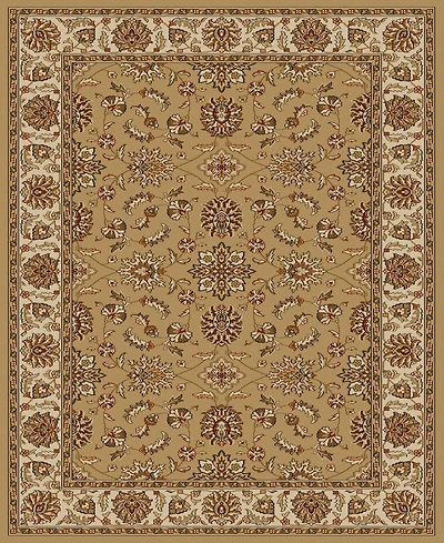 Closeout! Km Home 1592/1070/Beige Pesaro Beige 3'3" x 4'11" Area Rug