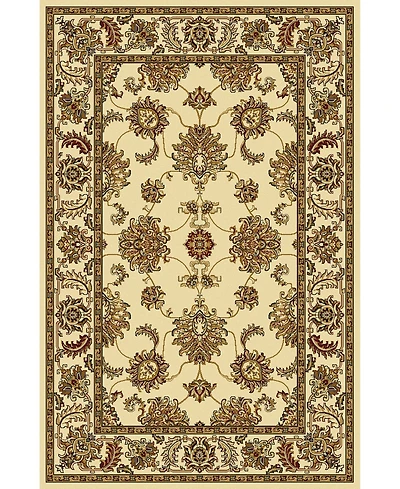 Closeout! Km Home 1330/1213/Ivory Navelli Ivory 7'9" x 11'6" Area Rug