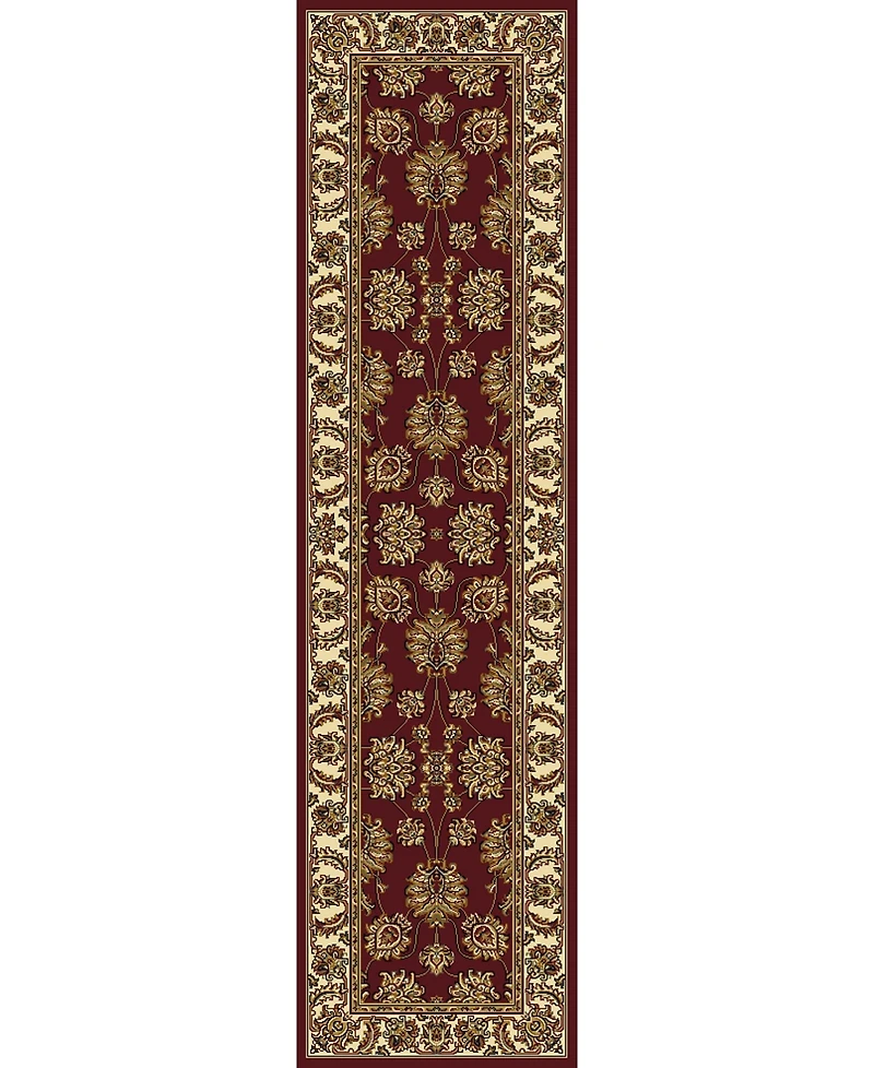 Closeout! Km Home //Burgundy Navelli Red 2'2" x 8' Runner Rug