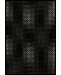 Closeout! Km Home 782/1612/Black Pesaro Black 7'9" x 11' Area Rug