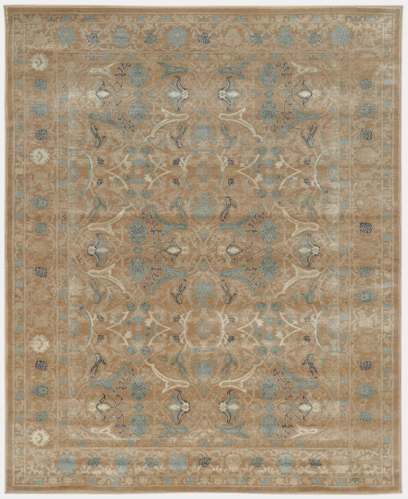 Closeout! Km Home 3564/0010/Beige Cantu Beige 3'3" x 4'11" Area Rug