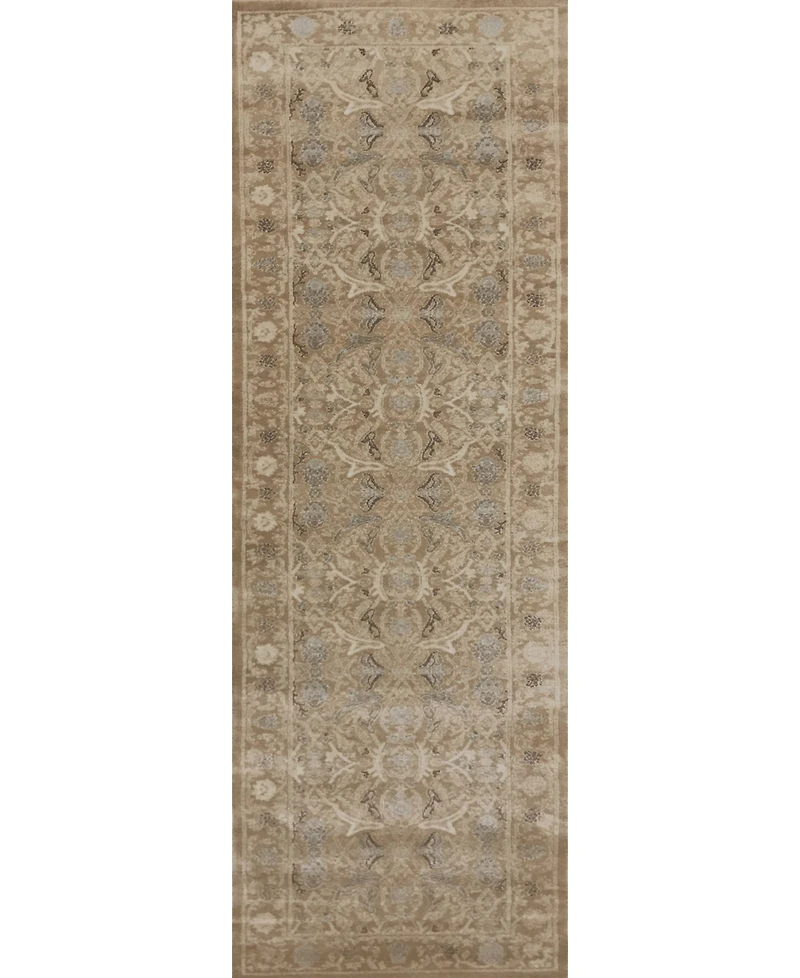 Closeout! Km Home 3564/0013/Beige Cantu Beige 2'2" x 7'7" Runner Rug