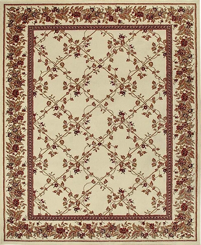 Closeout! Km Home 1590/2001/Ivory Pesaro Ivory 3'3" x 4'11" Area Rug