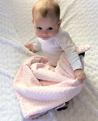 Lil' Cub Hub Minky Baby Girl Blanket