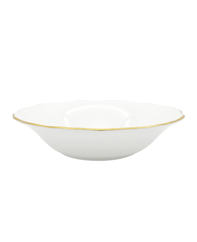 Twig New York Amelie Brushed Gold Rim Set of 2 Soup/Pasta Bowl