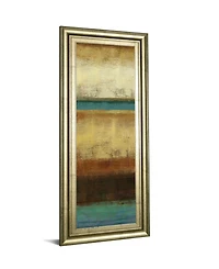 Classy Art Earth by Allison Pearce Framed Print Wall Art - 18" x 42"