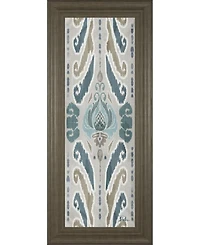 Classy Art A Touch of Flourish I by Patricia Pinto Framed Print Wall Art - 18" x 42"