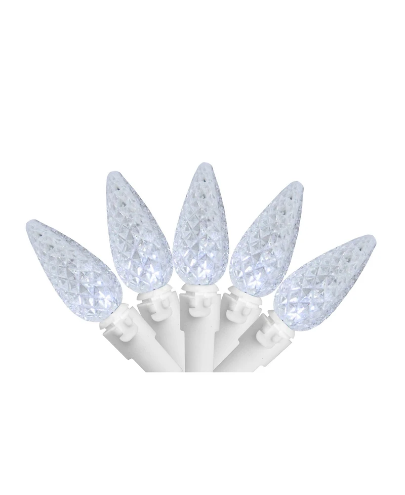 Northlight Set of 70 Pure White Led C6 Christmas Lights - White Wire