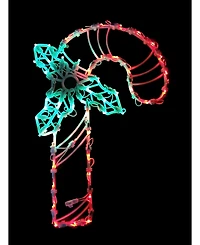 Northlight 18" Led Lighted Candy Cane Christmas Window Silhouette Decoration