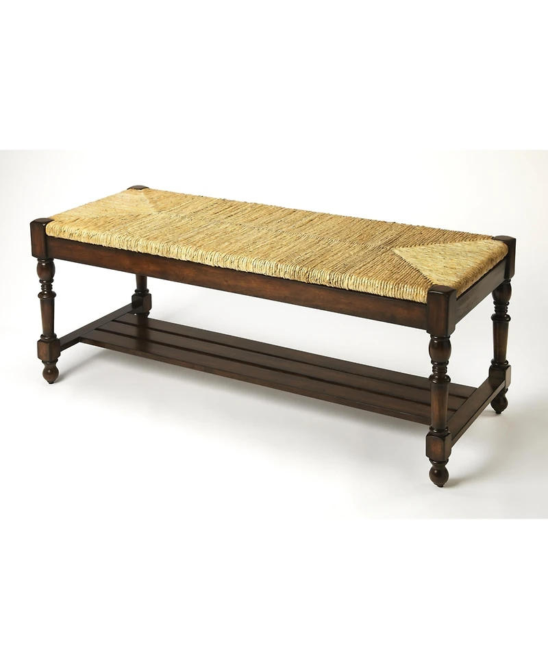 Ravello Woven Wicker Bench