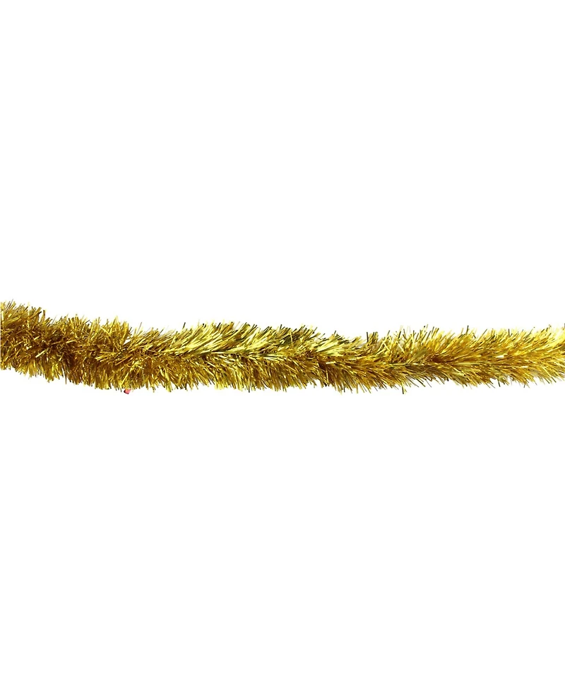 Northlight 12' Traditional Deep Gold Christmas Tinsel Garland - Unlit