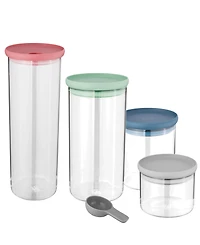 BergHOFF Leo Collection 4-Pc. Covered Container Set and Scoop
