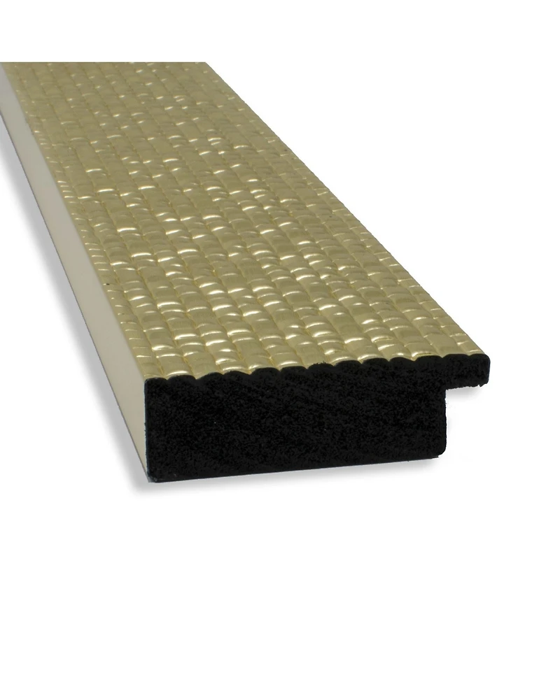 Amanti Art Mosaic Gold-tone Framed Floor/Leaner Full Length Mirror, 28.25" x 64.25"