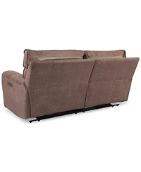 Closeout! Hutchenson 2-Pc. Fabric Sectional with 2 Power Headrests