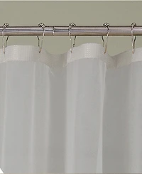 Spa 251 Waffle Complete Shower Curtain With Detachable Liner, 70" x 72"