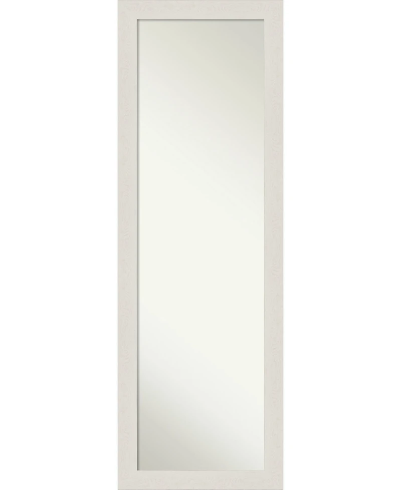 Amanti Art Rustic Plank on The Door Full Length Mirror, 17.38" x 51.38"