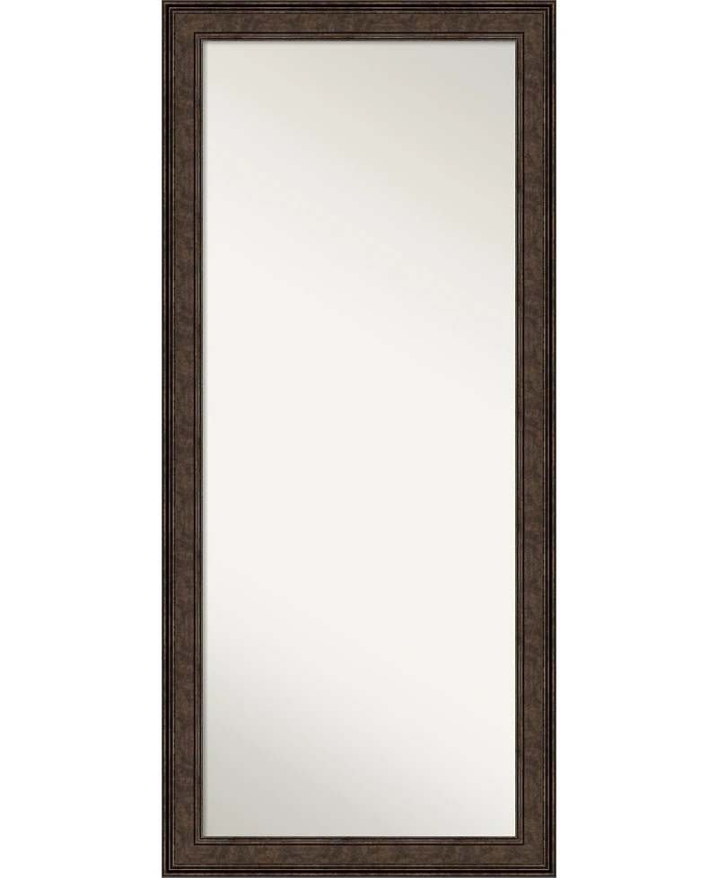 Amanti Art Ridge Framed Floor/Leaner Full Length Mirror, 29.5" x 65.50"