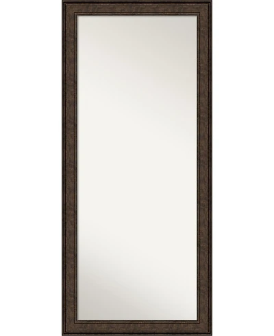 Amanti Art Ridge Framed Floor/Leaner Full Length Mirror, 29.5" x 65.50"