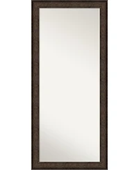 Amanti Art Ridge Framed Floor/Leaner Full Length Mirror, 29.5" x 65.50"