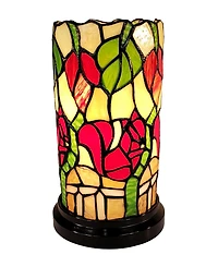 Amora Lighting Tiffany Style Floral Mini Table Lamp