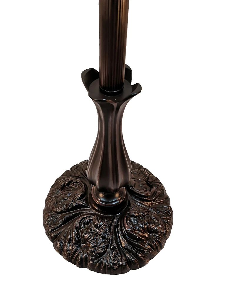 Amora Lighting Tiffany Style Roses Reading Floor Lamp