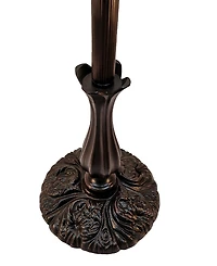 Amora Lighting Tiffany Style Roses Reading Floor Lamp