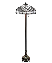 Amora Lighting Tiffany Style Royal Floor Lamp