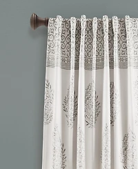 Teardrop Leaf 52" x 95" Curtain Set