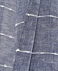 Lush Decor Farmhouse Textured Grommet Sheer Window Curtain Panels