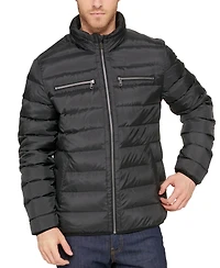 Cole Haan Men's Quilted Zip-Front Jacket