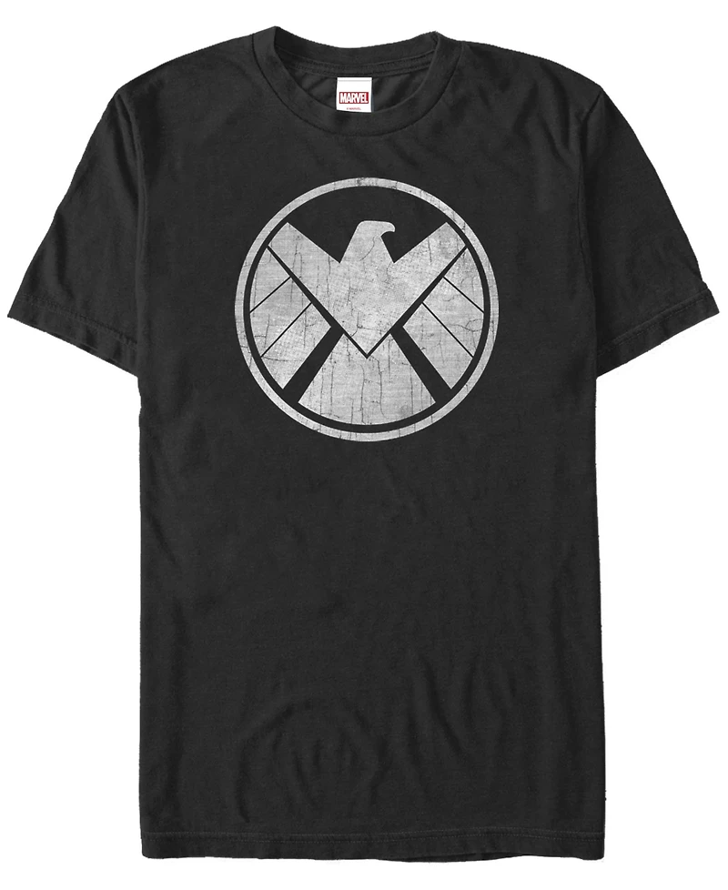 Marvel Men's Avengers Assemble Agents of S.h.i.e.l.d. Logo Costume Short Sleeve T-Shirt