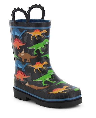 Western Chief Toddler Little Boy's and Big Boy's Dinosaur World Rain Boot