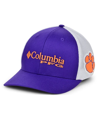 Columbia Clemson Tigers Pfg Stretch Cap